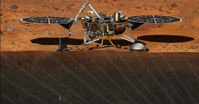 Фото - Модуль InSight успешно отправился на Марс
