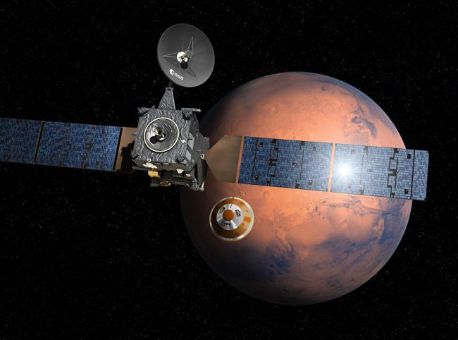 Фото - Марсианский орбитальный зонд Trace Gas Orbiter приступил к своей научной миссии