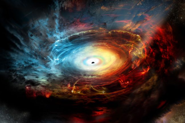 Фото - Может ли материя покинуть горизонт событий во время слияния черных дыр?