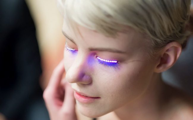 Фото - Мода будущего: интерактивные светодиодные ресницы f.lashes
